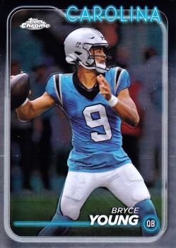 2024 Topps Chrome Football Bryce Young #16 Carolina Panthers