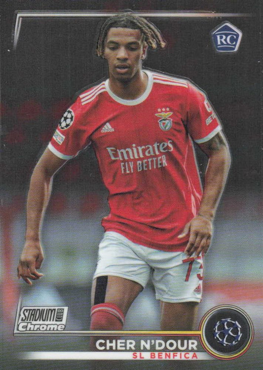2022 Topps Stadium Club Chrome UCC RC Cher Ndour #63 Benfica