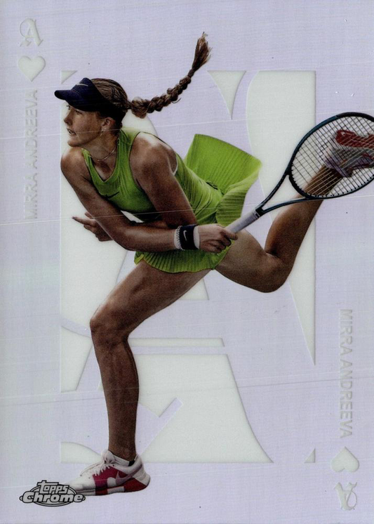 2025 Topps Chrome Tennis Aces Mirra Andreeva #ACE-20