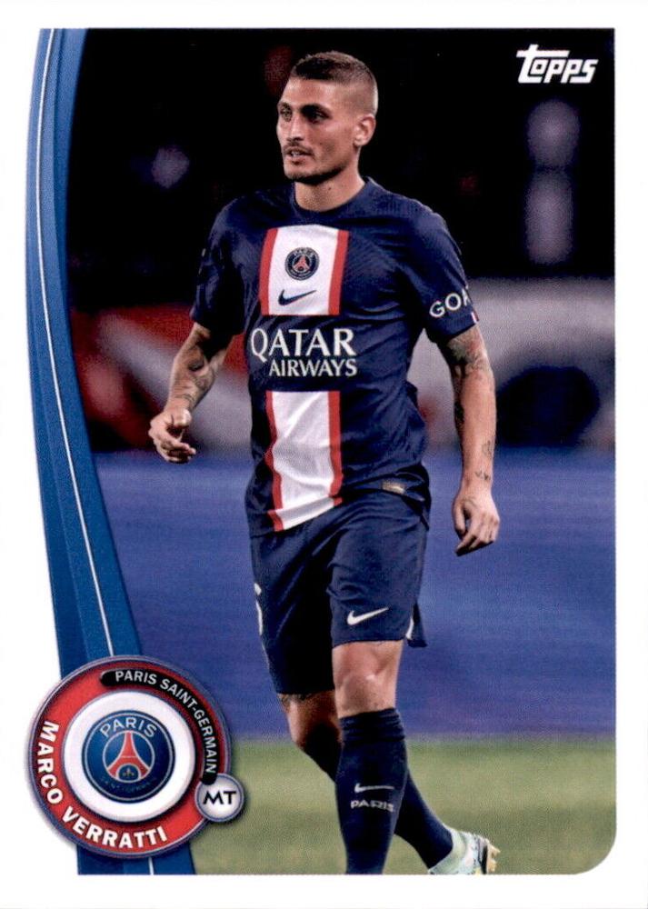 2022 Topps PSG Fan Set Marco Verratti #PA-14 Paris Saint-Germain