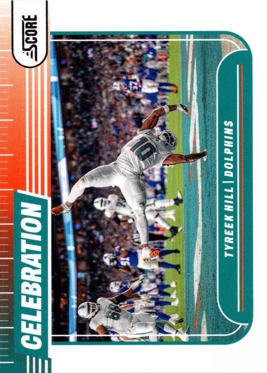 2024 Panini Score Football Celebration Tyreek Hill Miami Dolphins #C-THL