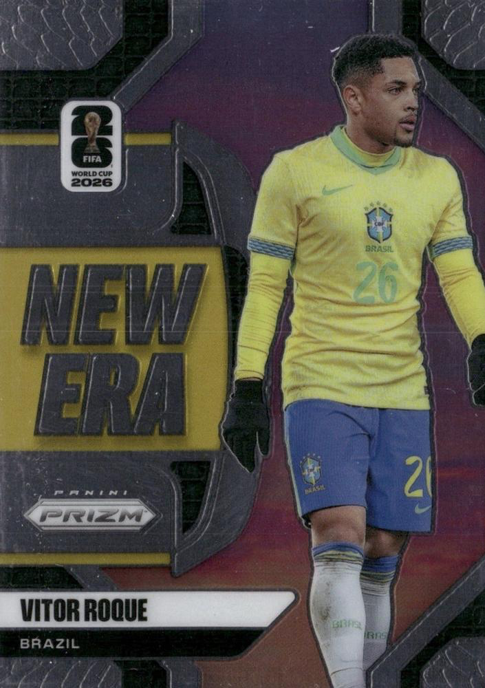 2026 Panini Prizm FIFA World Cup New Era Vitor Roque #17 Brésil
