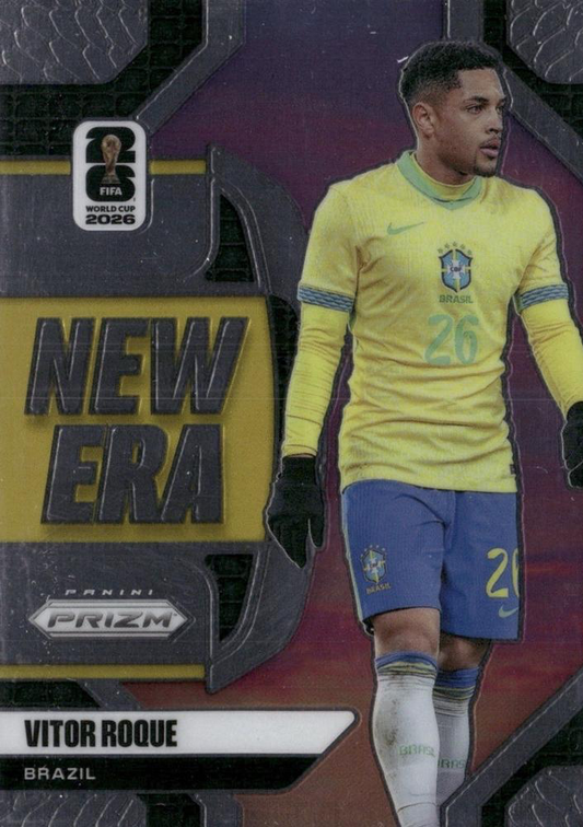2026 Panini Prizm FIFA World Cup New Era Vitor Roque #17 Brésil
