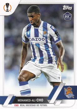 2022 Topps UCC Mohamed-Ali Cho RC #3 Real Sociedad