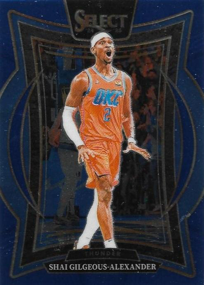 2024 Panini Select Shai Gilgeous-Alexander Blue #36 Oklahoma City Thunder