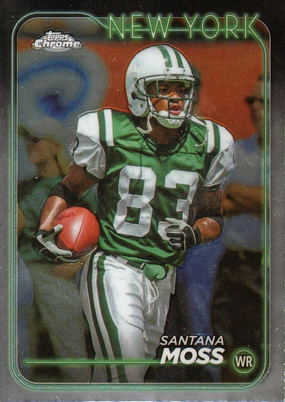 2024 Topps Chrome Football Santana Moss #148 New York Jets