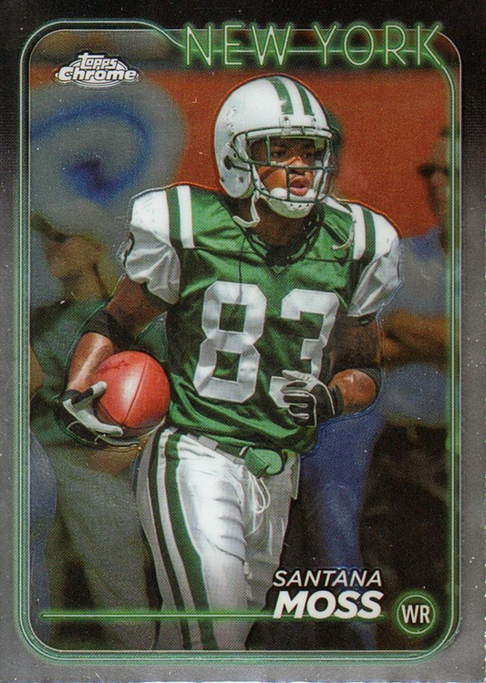2024 Topps Chrome Football Santana Moss #148 New York Jets