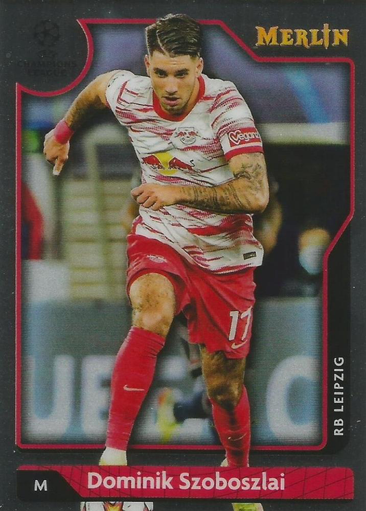 2021 Topps Merlin UEFA Club Competitions Dominik Szoboszlai #9 RB Leipzig