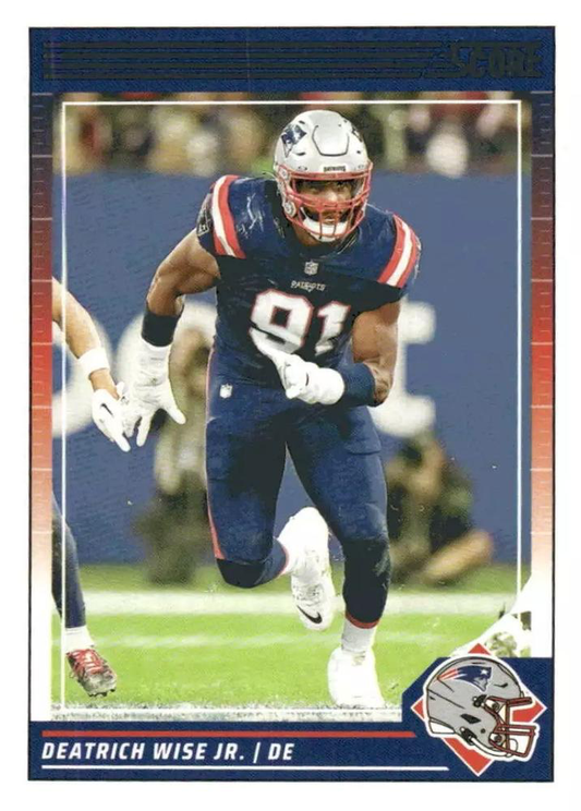 2024 Panini Score Football Deatrich Wise Jr. New England Patriots #193