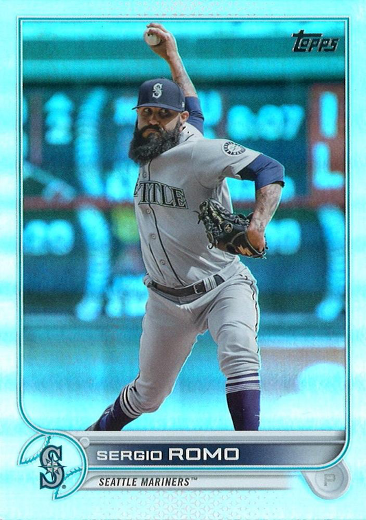 2022 Topps Update sergio romo holo foil #322 seatle mariners