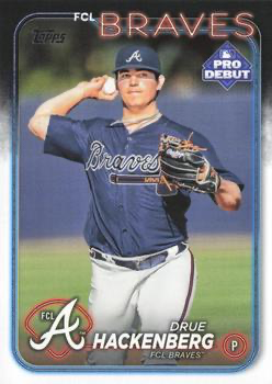 2024 Topps Pro Debut Drue Hackenberg #PD-93 FCL Braves