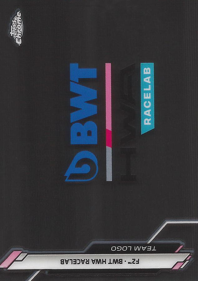 2020 Topps Chrome Formula 1 F2 - BWT HWA Racelab TC #127 F2