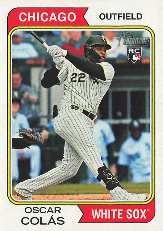 2023 Topps Heritage Oscar Colás RC Chicago White Sox #518