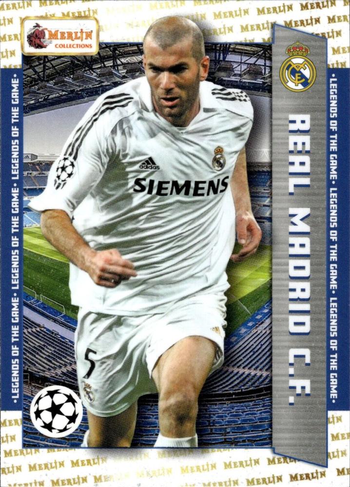 2023 Topps Merlin Heritage UCC Zinedine Zidane #105 Real Madrid CF