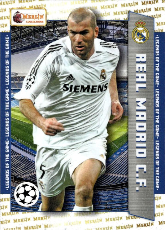 2023 Topps Merlin Heritage UCC Zinedine Zidane #105 Real Madrid CF