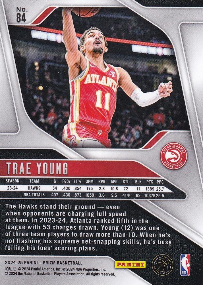 2024 Panini Prizm Trae Young #84 Atlanta Hawks