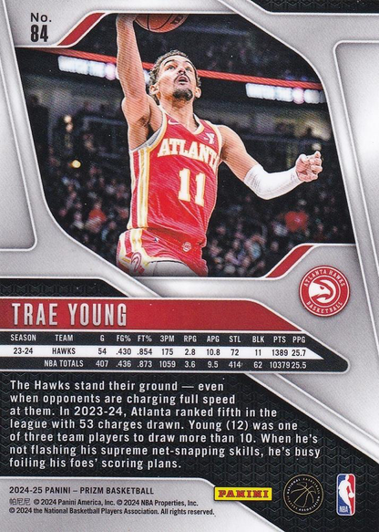 2024 Panini Prizm Trae Young #84 Atlanta Hawks