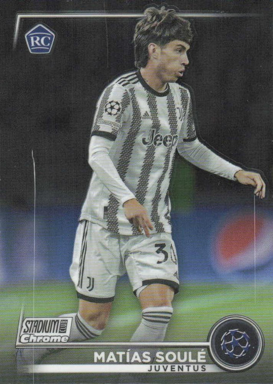 2022 Topps Stadium Club Chrome UCC RC Matías Soulé #30 Juventus