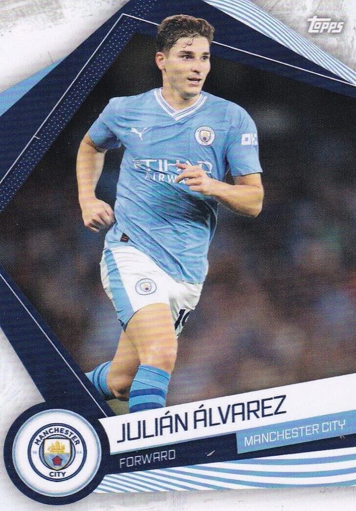 2023 Topps Manchester City Fan Set Julián Álvarez #MAN-19