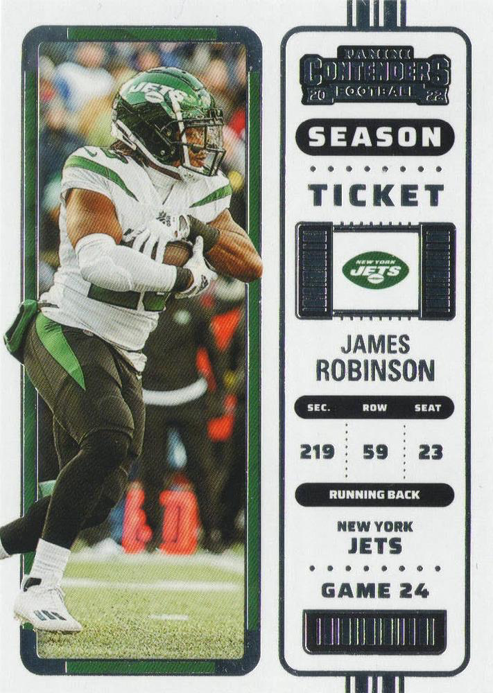 2022 Panini Contenders James Robinson New York Jets #53