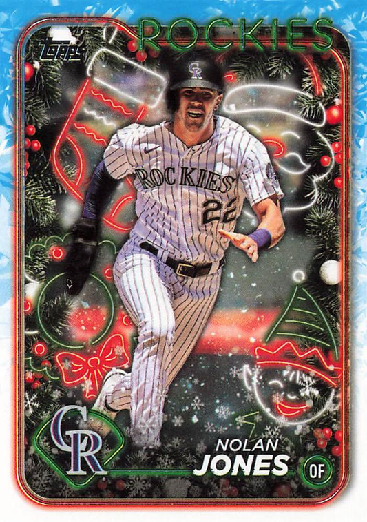 2024 Topps Holiday Nolan Jones Colorado Rockies #H115