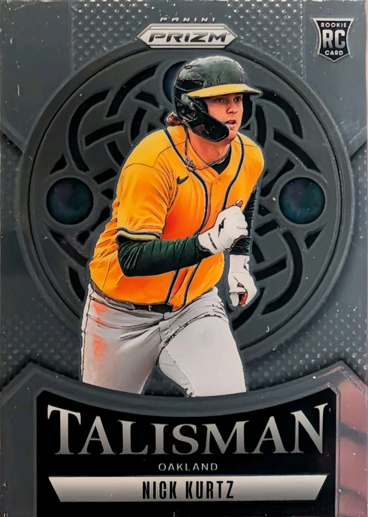 2025 Panini Prizm Talisman Nick Kurtz #25 Oakland Athletics
