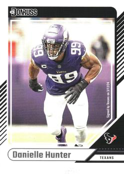 2024 Panini Donruss Danielle Hunter Houston Texans #123