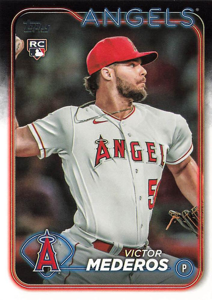 2024 Topps Series 1 Victor Mederos RC Los Angeles Angels #270
