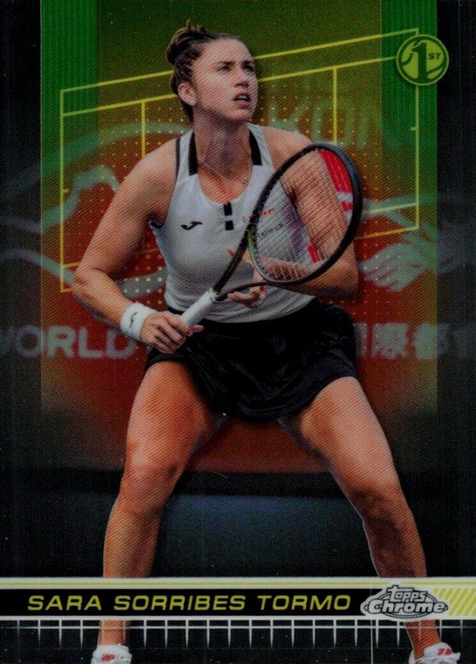 2024 Topps Chrome Tennis Sara Sorribes Tormo RC #107