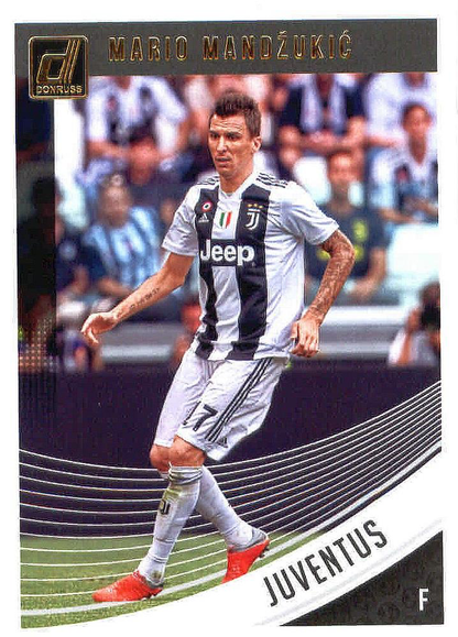 2018 Panini Donruss Mario Mandzukic #10 Juventus