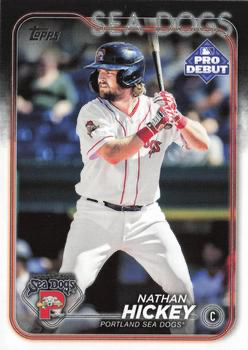 2024 Topps Pro Debut Nathan Hickey #PD-56 Portland Sea Dogs