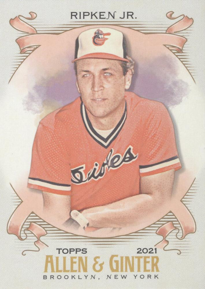 2021 Topps Allen & Ginter Cal Ripken Jr. Baltimore Orioles #38