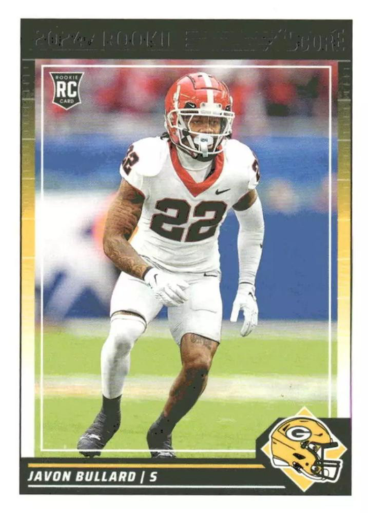 2024 Panini Score Football Javon Bullard Green Bay Packers #355 RC