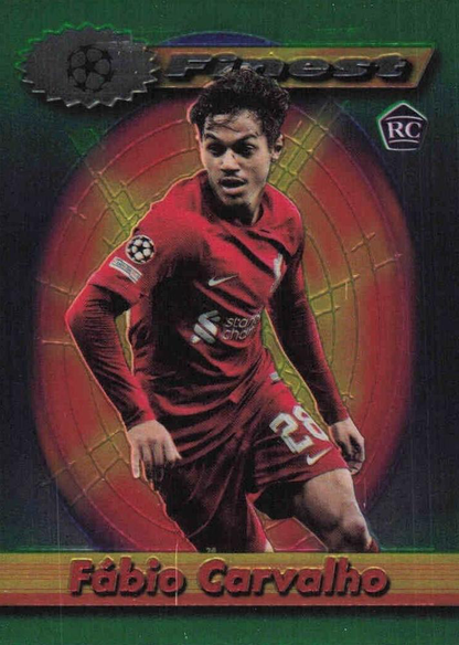 2022 Topps Finest Flashbacks UCC Fábio Carvalho RC #1 Liverpool