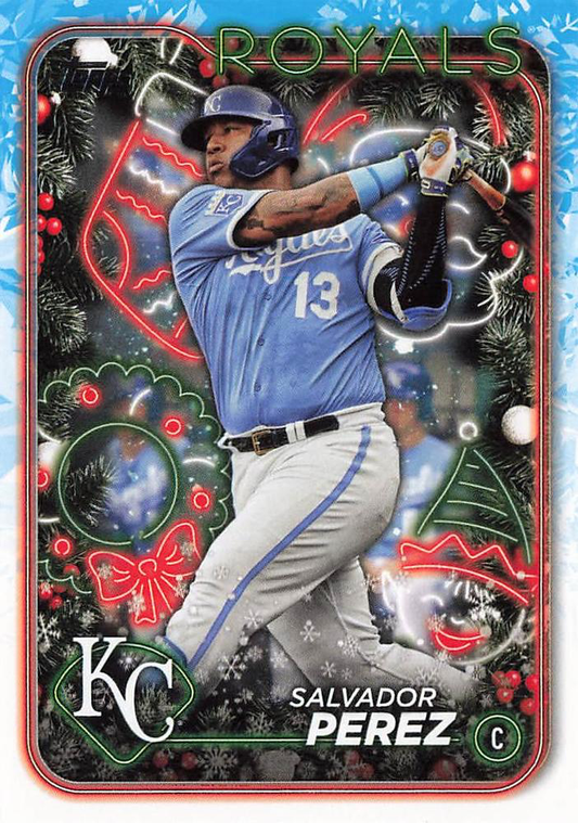 2024 Topps Holiday Salvador Perez Kansas City Royals #H3