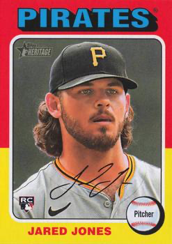2024 Topps Heritage Jared Jones Pittsburgh Pirates RC #675