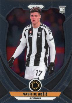 2025 Panini Prizm Club World Cup Vasilije Adzic RC #126 Juventus