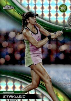 2025 Topps Chrome Tennis Geometric Marina Stakusic RC #297