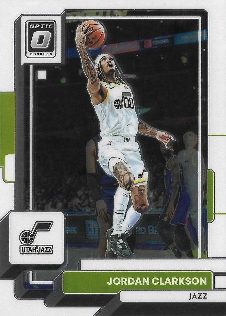 2022 Panini Donruss Optic Jordan Clarkson #36 Utah Jazz