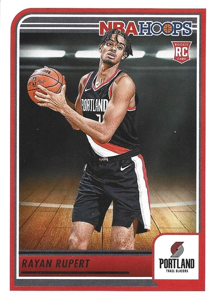 2023 Panini Hoops Rayan Rupert RC #273 Portland Trail Blazers