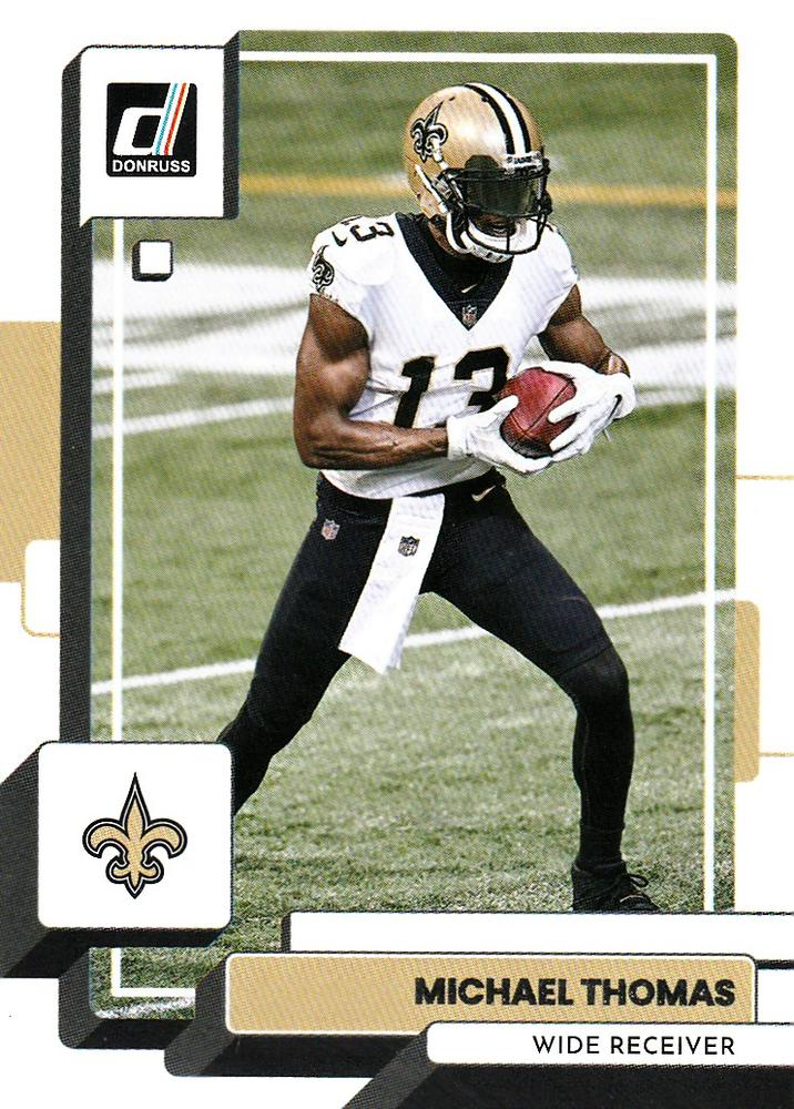 2022 Panini Donruss Michael Thomas #244 New Orleans Saints