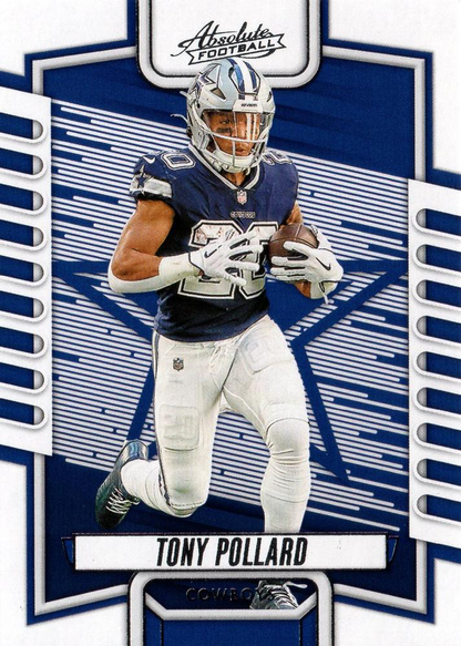 2023 Panini Absolute Tony Pollard #58 Dallas Cowboys
