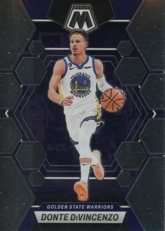 2022 Panini Mosaic Donte DiVincenzo #111 Golden State Warriors