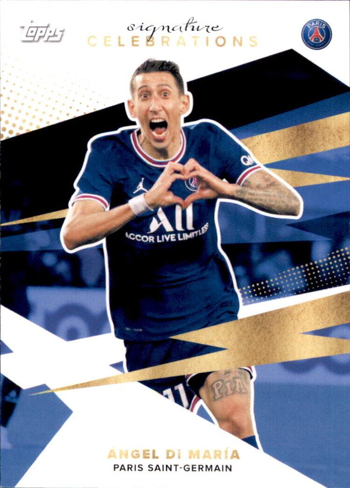 2021 Topps PSG Team Set Ángel Di María #36 Paris Saint-Germain