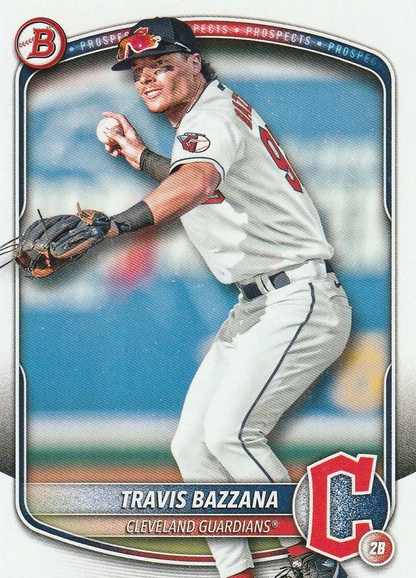 2025 Topps Bowman Paper Prospects Travis Bazzana Cleveland Guardians #BP-131