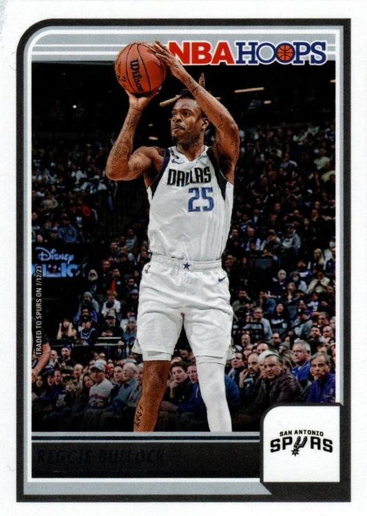 2023 Panini Hoops Reggie Bullock #198 San Antonio Spurs