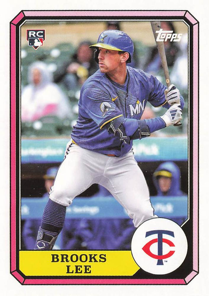 2025 Topps Archives 1987 Topps Boardwalk And Baseball RC Brooks Lee #87BB-5 Minnesota Twins