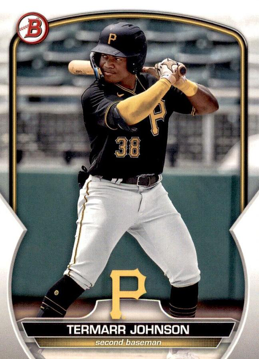 2023 Topps Bowman Paper Prospects Termarr Johnson Pittsburgh Pirates #BP-88