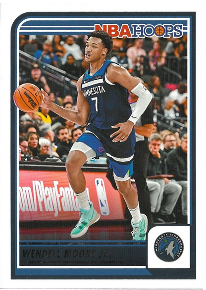 2023 Panini Hoops Wendell Moore Jr. #210 Minnesota Timberwolves