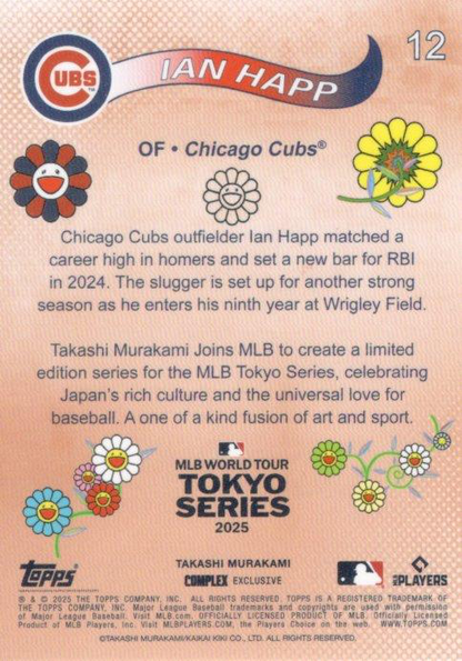 2025 Topps Tokyo Series Ian Happ #12 Chicago Cubs